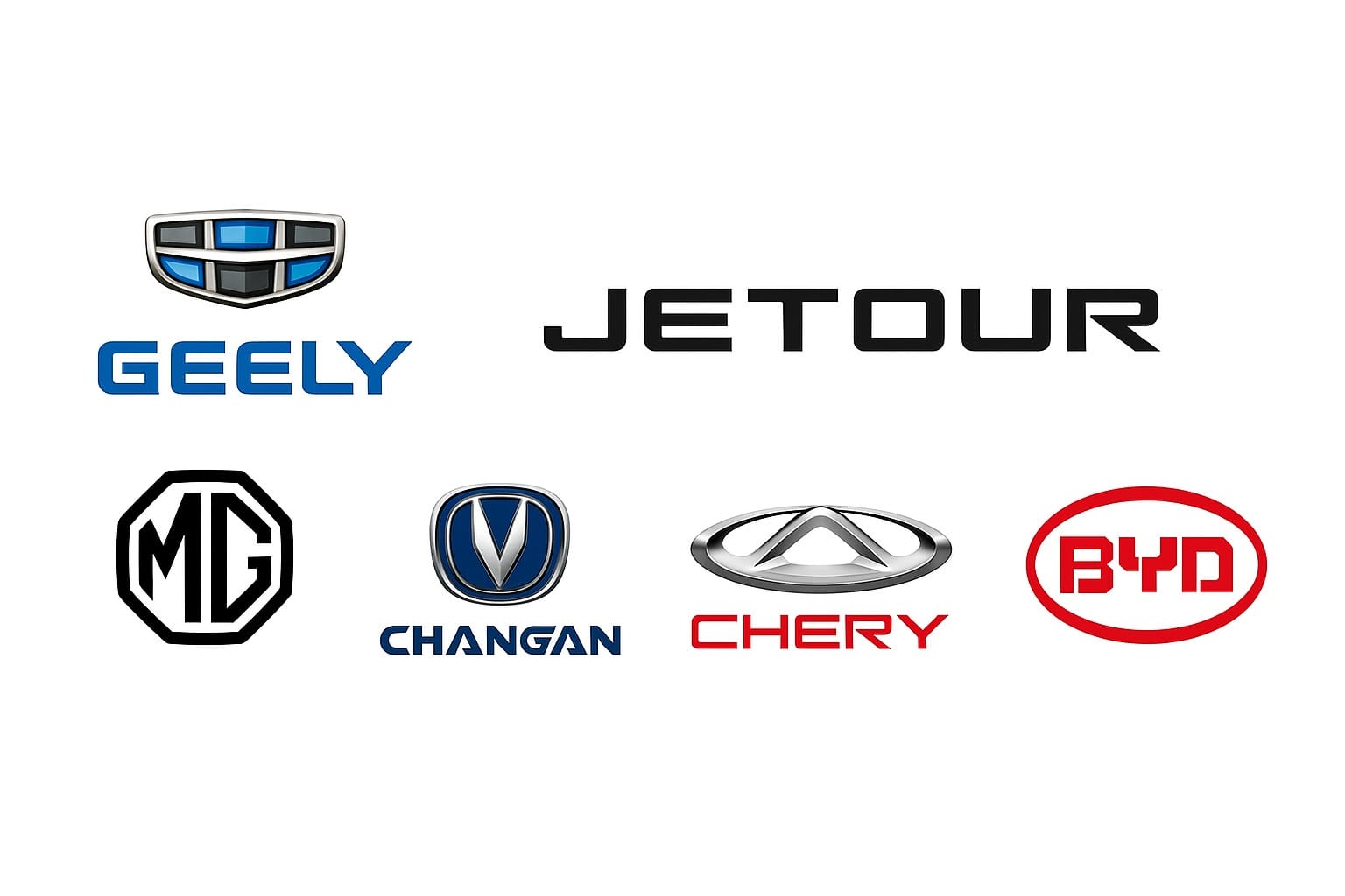 Popular Chinese Car Brands in KSA