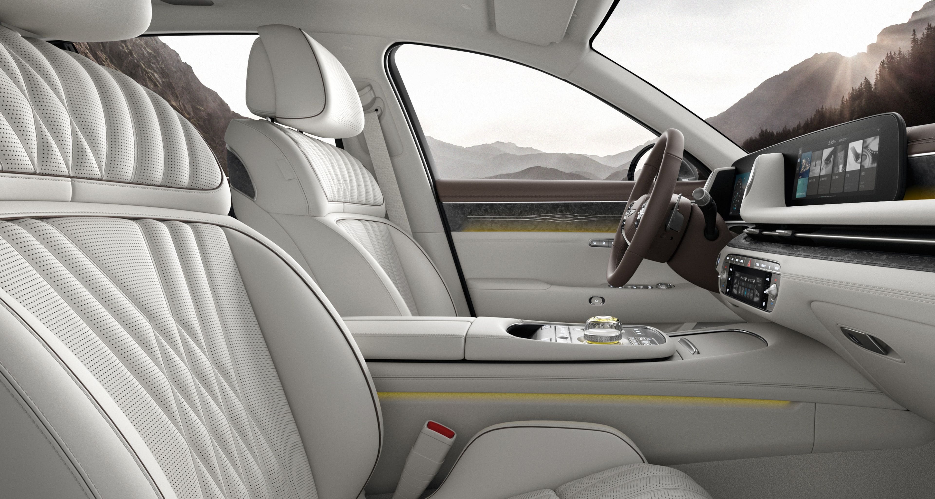 genesis g90 interior view