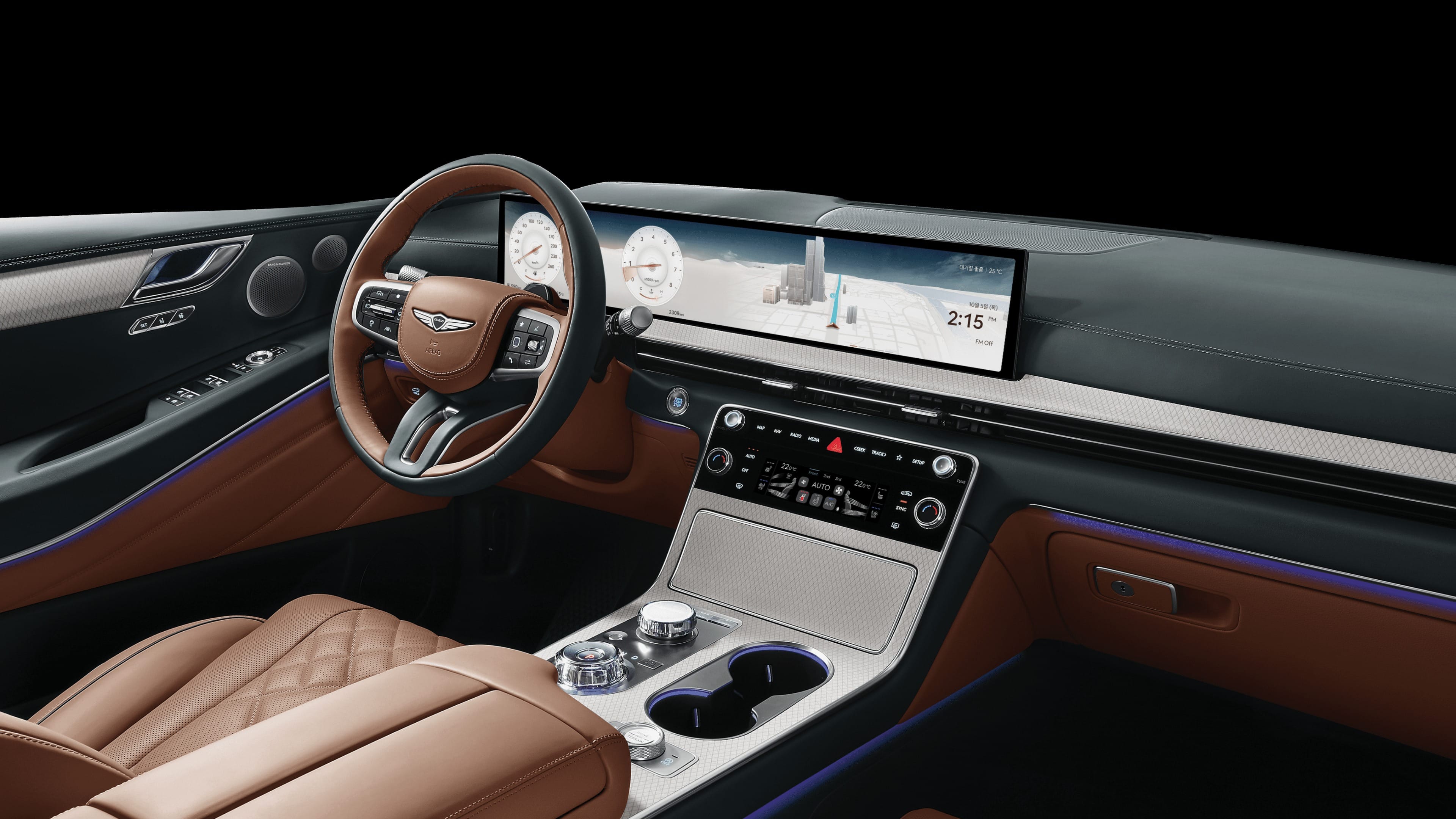 Genesis GV80 interior view