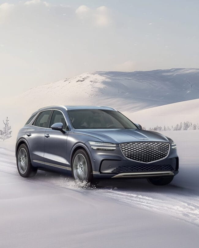 Genesis Electrified GV70 side view