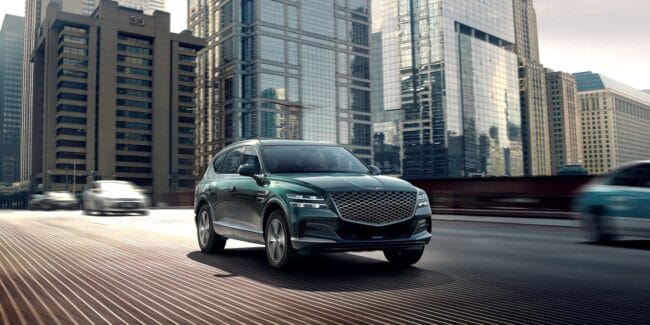 Genesis GV80 Coupe Green Falcon front view