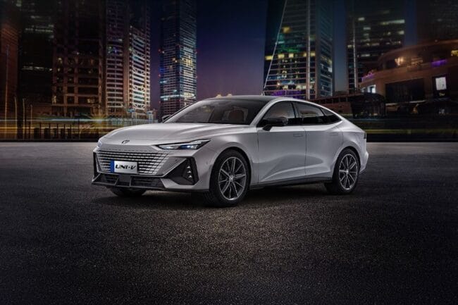 Changan UNI-V side view in grey color