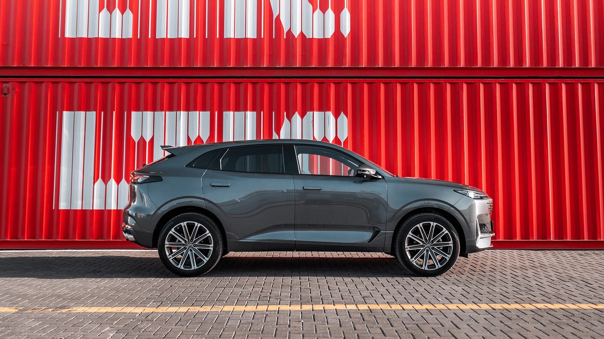 Changan UNI-K side view in grey color