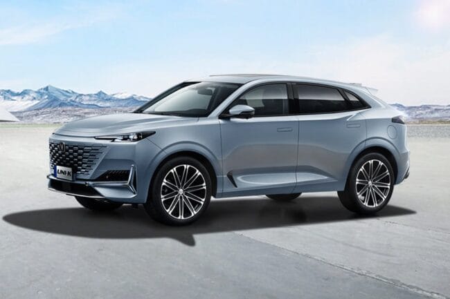 Changan UNI-K side view in grey color