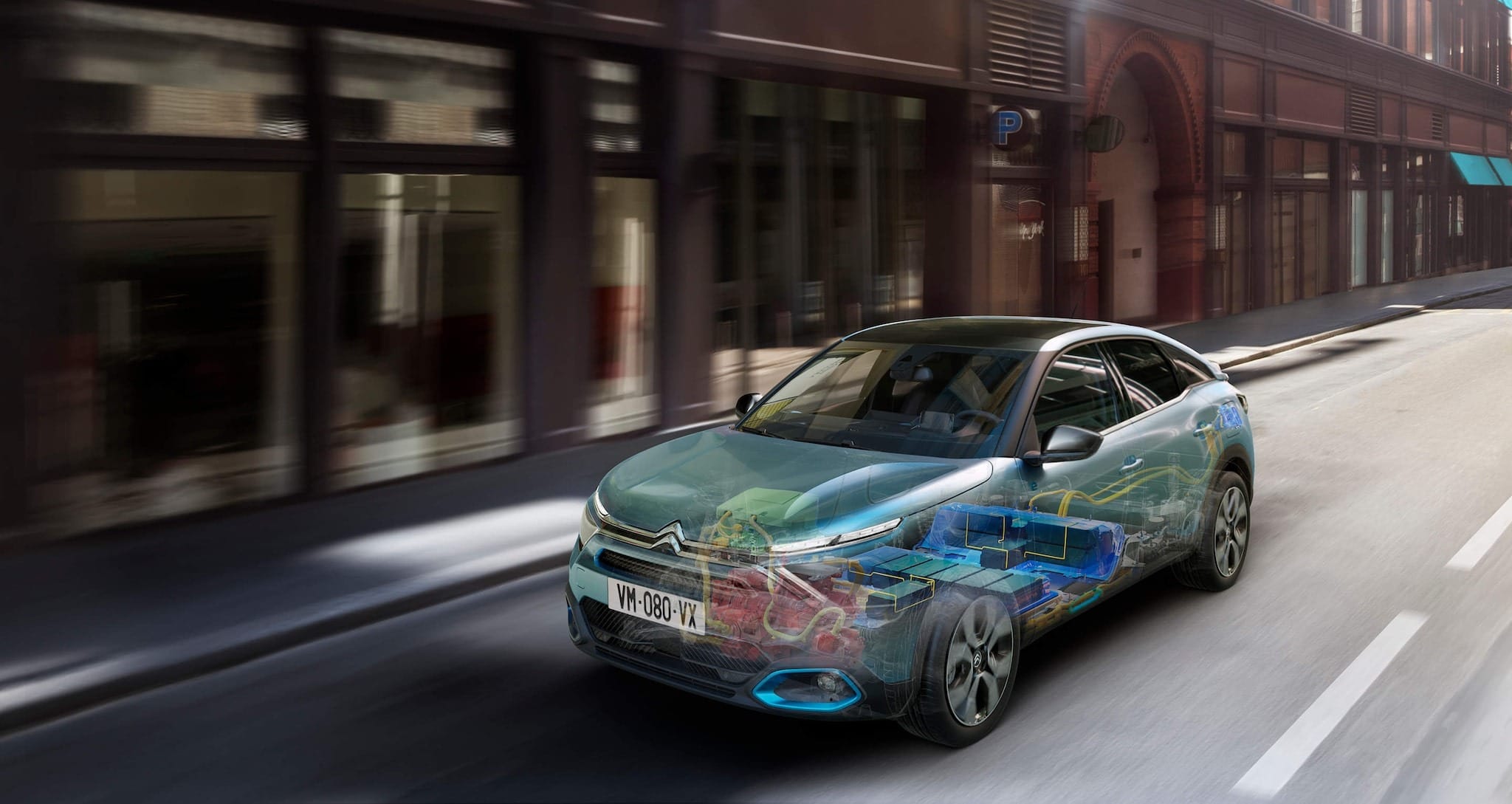 Citroen C4 engine view