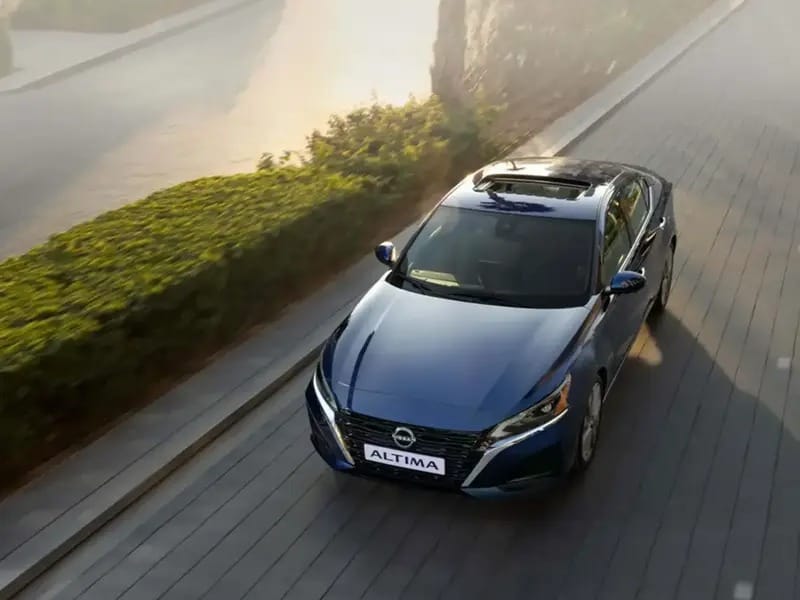Nissan Altima Top Angle View