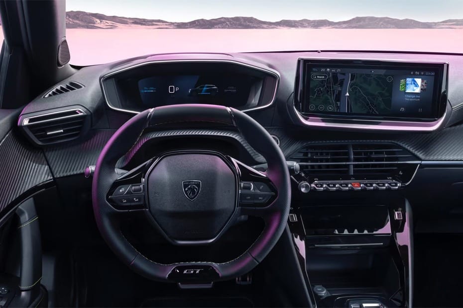 peugeot 2008 interior view