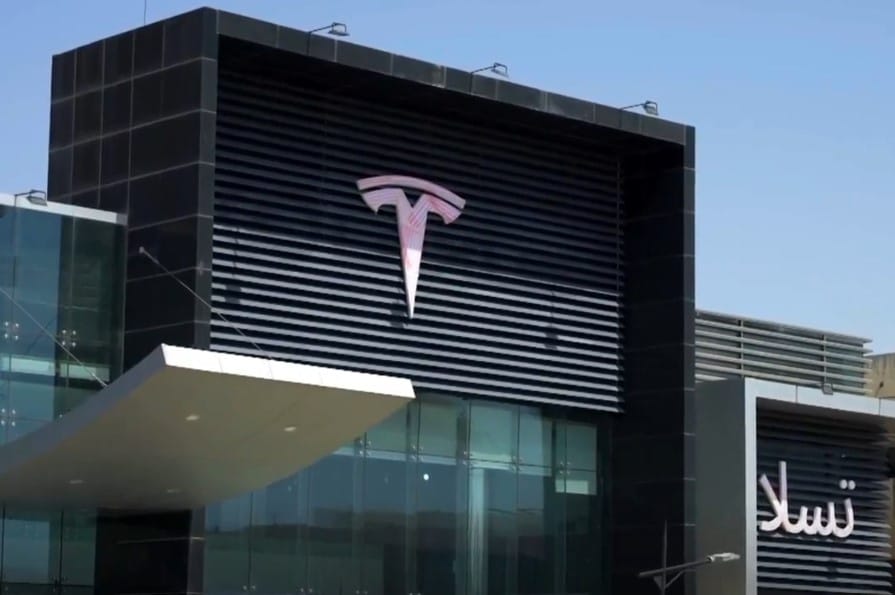 Tesla Showroom in Saudi Arabia
