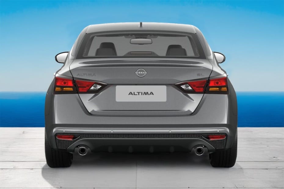 Nissan Altima rear view in grey color