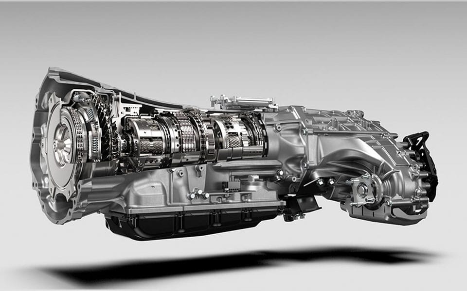 Toyota Land Cruiser engine view