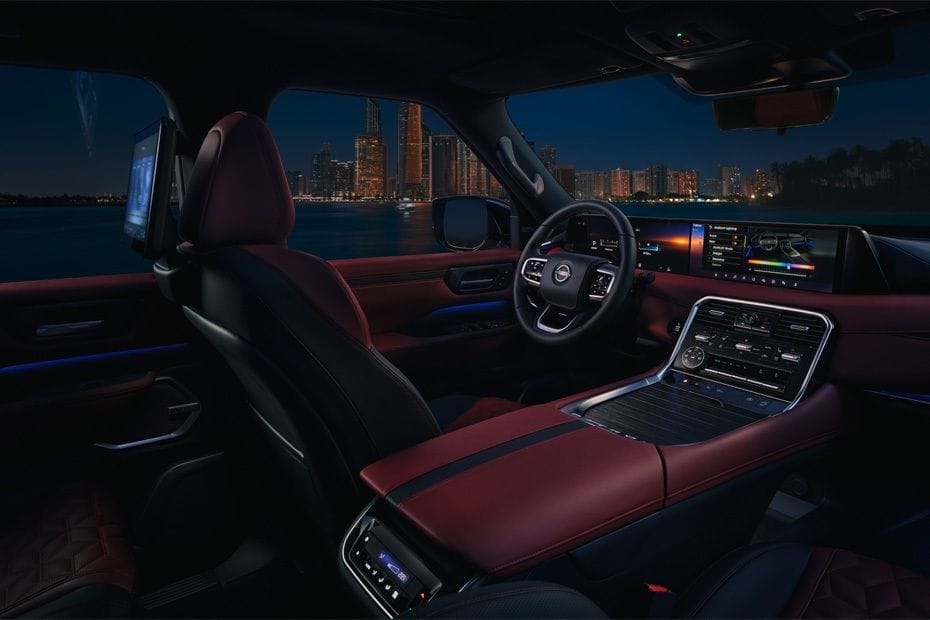 Nissan Patrol interior view