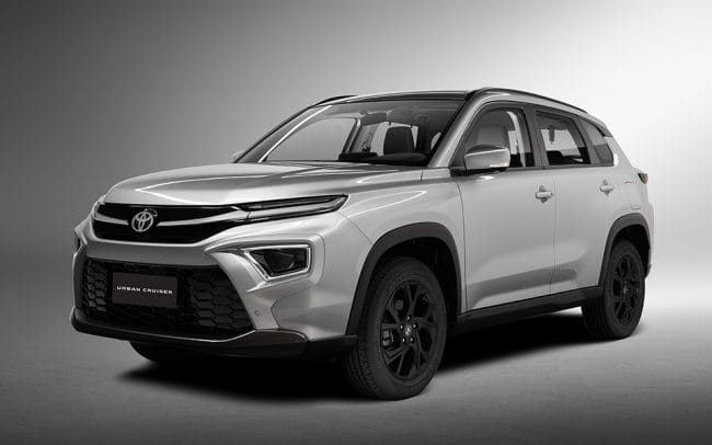 Toyota Urban Cruiser side view in white color