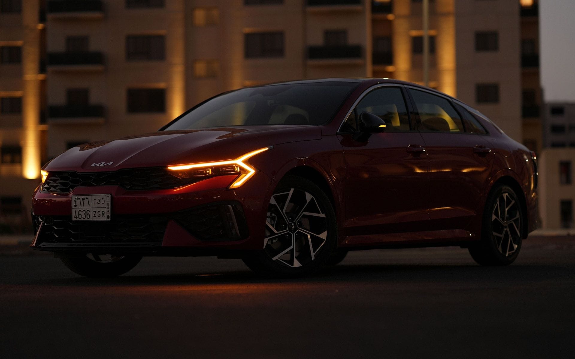 Kia K5 Front Side View