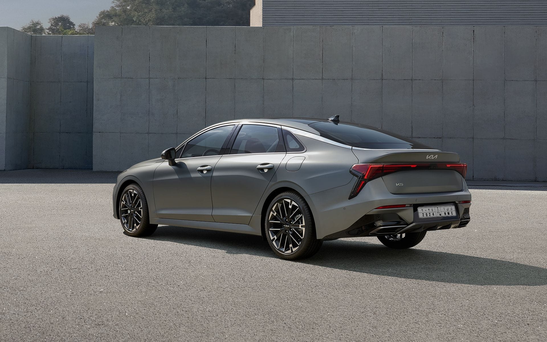 Kia K5 Rear Side View