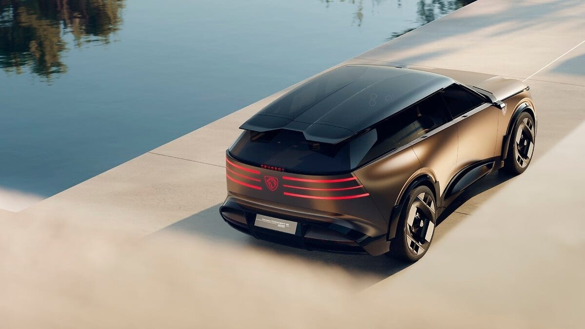 Peugeot Concept 6 rear top view