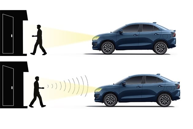 Dzire Advance Padestrian Detection System